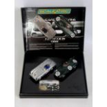 Scalextric C3058A Boxed 1955 Slot Car Set, comprising Mercedes Benz 300 SLR and Jaguar D Type,