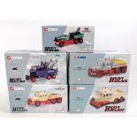 Corgi Heavy Haulage 1/50th scale boxed Road Transport Group, 5 examples,