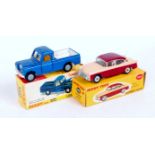 Dinky Toys Boxed Diecast Group, 2 Example, both boxes with end flap missing or repaired,