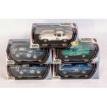 Revell Model Racing 1/32nd scale Slot Car Group, 5 cased as issued examples, to include No.