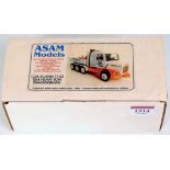 A Smith Auto Models, 1/48th scale white metal model of a C26 Scania T1 42 8x4 Heavy Tow Truck,