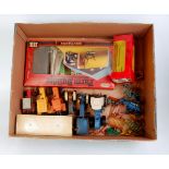 3 boxes of various boxed and loose Britains Farming Diecast and Accessories,