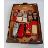 9 various loose 1/24 scale diecast vehicles by Franklin Mint and Danbury Mint,