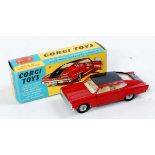 Corgi Toys, 263 Marlin Rambler Sports Fastback, red body with black roof, cream interior,