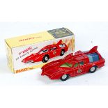 Dinky Toys, 103, Spectrum Patrol Car, metallic red body, white base, blue tinted window,