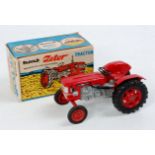 An unusual diecast model of an HMT Zetor tractor, No.