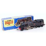 A Hornby Dublo 3218 standard 2-6-4 tank engine, loss to numbering on one side of bunker,