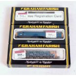 A Graham Farish N gauge BR blue Class 33 diesel, BR blue Class 37 diesel,