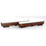 Rake of 6x LNER kit built teak corridor coaches including 2x all 1st class, all 3rd, brake/3rd,