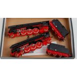 Piko HO Scale German Outline Locomotive Group, 2 examples, both identical,