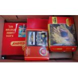 2 boxed containing a large quantity of Triang OO Gauge Lineside Accessories and Layout spares,