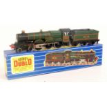 EDLT20 H-Dublo 3 rail Bristol Castle loco and tender, SVC and chimney bright,