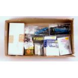 A quantity of N gauge kit built locomotives, body kits, spare parts etc,