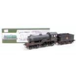 Kit built brass finescale 2 rail BR weathered black class D16/3 Claud Hamilton 4-4-0 No.