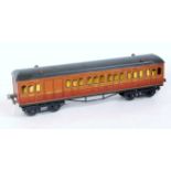 1926-39 Hornby Metropolitan Coach C brake/3rd - a few small scratches and marks to sides and roof