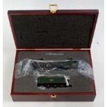 A Bachmann BR green 'Tornado' engine and tender in presentation case with certificate 1 of 1000 A1