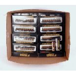 23 Graham Farish N Gauge GWR choc/cream coaches (M,