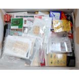 A large quantity of small items including kits station and lineside accessories, figures, transfers,