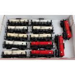 8 Tri-ang - Hornby R349 Murgatroyd's bogie tanker wagons,