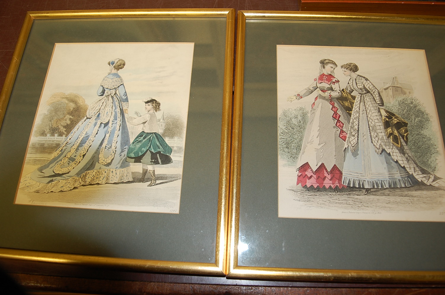 A quantity of 19th century fashion prints, all being hand-coloured engravings, - Image 5 of 5