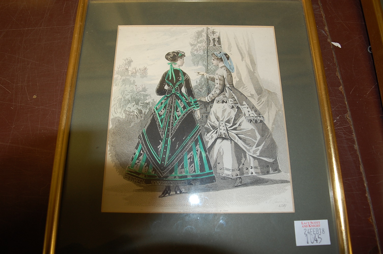 A quantity of 19th century fashion prints, all being hand-coloured engravings, - Image 4 of 5