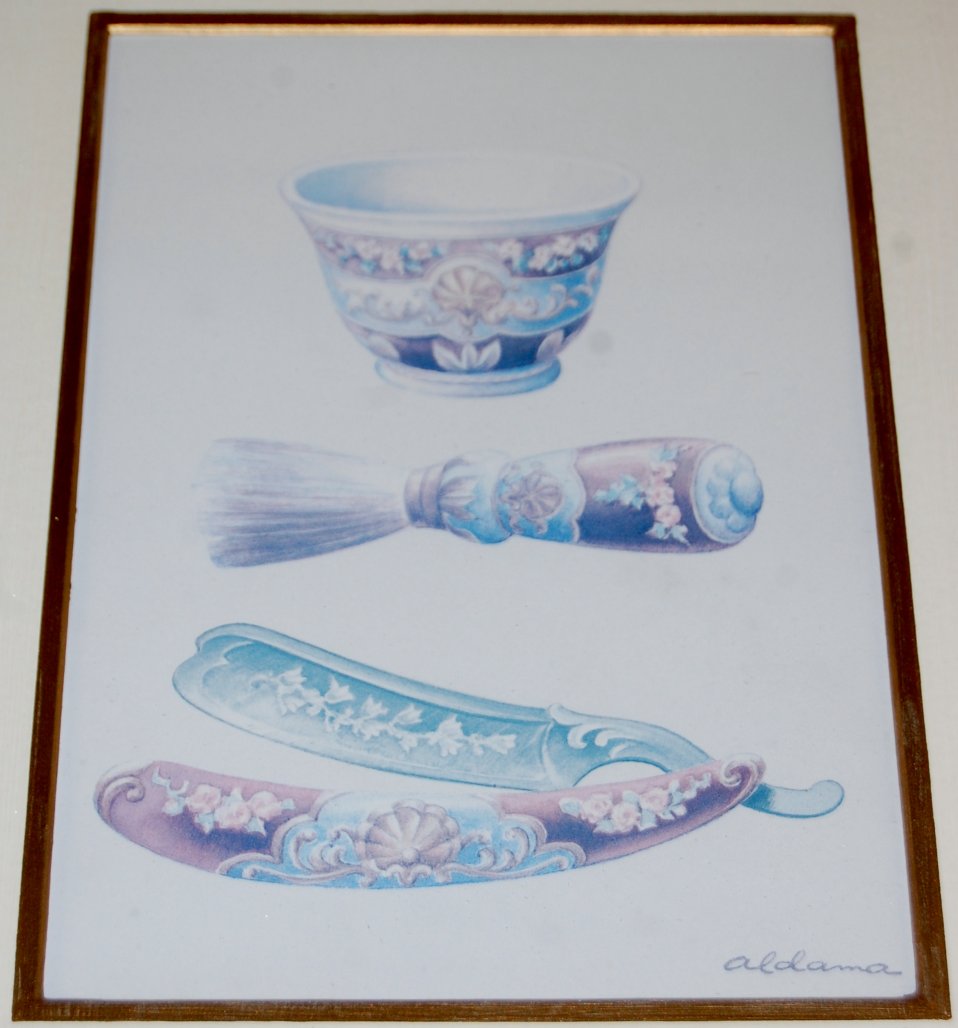 A set of three reproduction Chinese style prints,