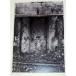 Gareth Hacon - Derelict house, monochrome photograph, signed and titled in pencil to the margin,