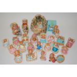 A collection of assorted Pendelfin rabbit figures and ornaments to include Bunch, Parsley, Prince,