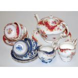 A Paragon six place setting tea service in the Rockingham pattern;