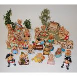 A collection of assorted Pendelfin rabbit figures and ornaments to include Happy, Phumf, Boris,