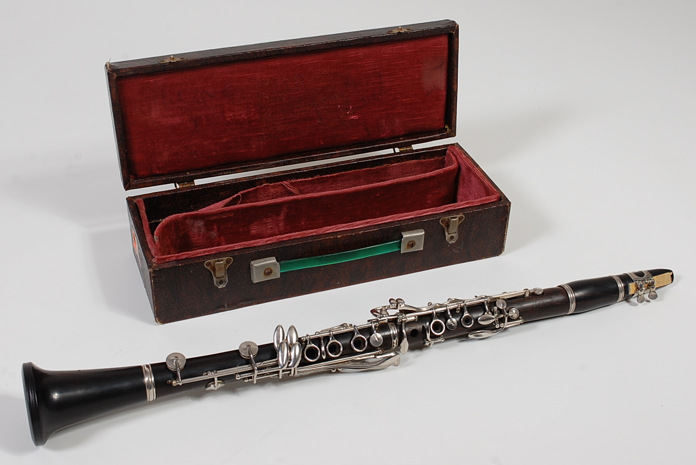 A cased Boosey & Hawkes Regent clarinet, serial No.