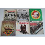 A quantity of various 1960s and later 45 and EP vinyl records, to include; The Beatles,