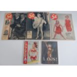 Marilyn Monroe interest - five 1950s Swedish issue magazines; 1954 Jan/Feb issue of SE,