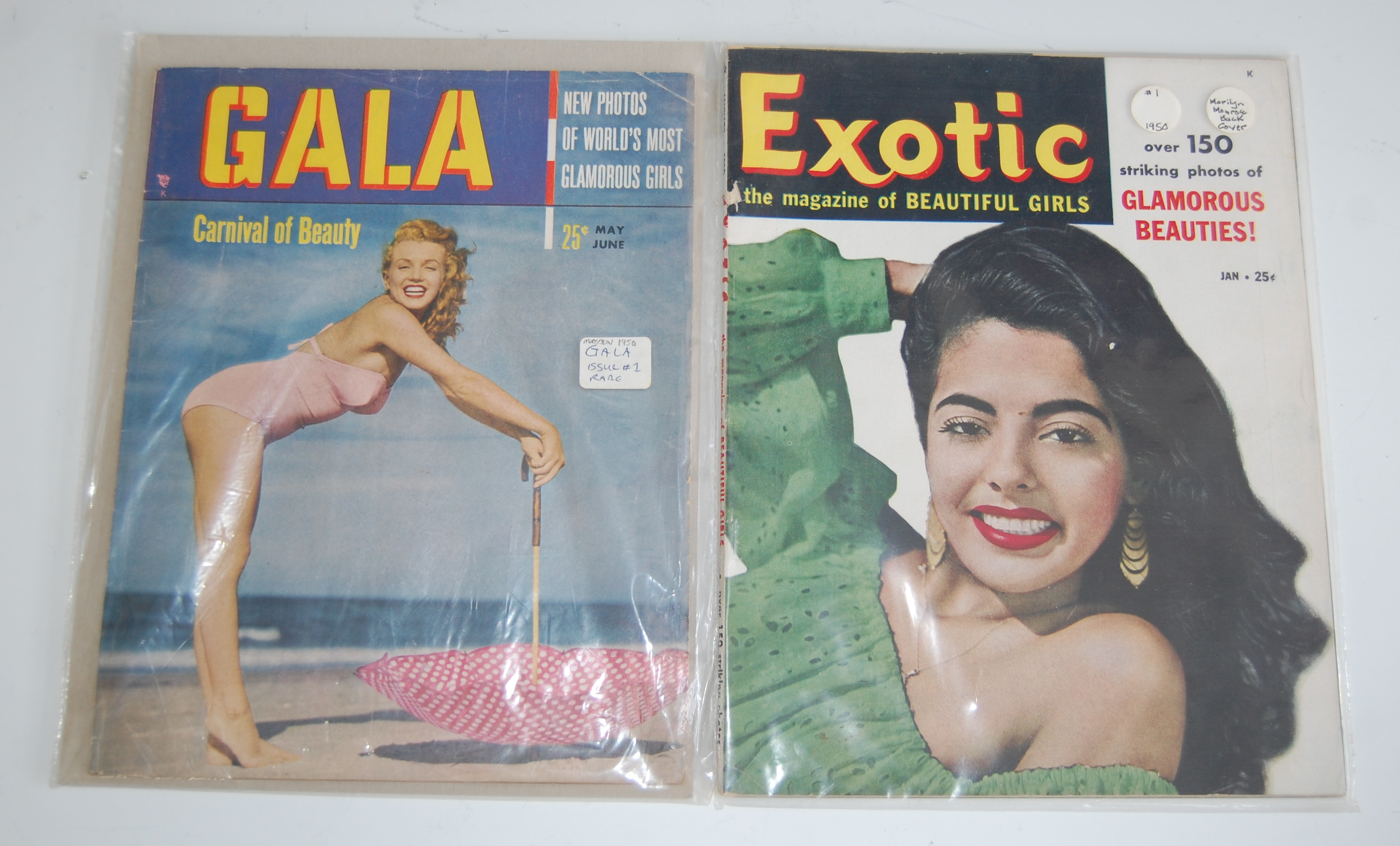 Marilyn Monroe interest - 1950 January issue of Exotic Magazine No.