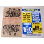 Four festival poster reprints, to include; 1969 Bath Festival of Blues (signed by the artist),