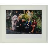 A chromogenic print of The Beatles 'Mad Day' 1968 by Tom Murray, signed 'Love, Ringo',