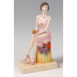 Peggy Davies Ceramics - Precious Moment, modelled by Amanda Hughes-Lubeck, 130/250, dated 2004, h.