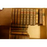 BOX; CHAMBERS, Mary Queen of Scots, 3 vols, London 1822, 8vo half calf; MACAULEY,