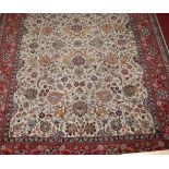 A large Homan Ottoman woollen carpet,