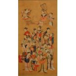 18th/19th century Chinese school - Ceremonial scene, watercolour on paper,