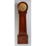 Jas McKechnie of Glasgow - An early 19th century mahogany drumhead longcase clock,