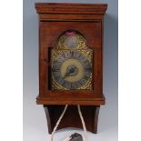 Thomas Watts of Lavenham - an 18th century brass wall clock,