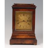 A Victorian rosewood cased four glass bracket clock by Robert Molyneux of London,