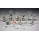 A 19th century toasting glass,