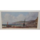20th century school - Pair; coastal studies in the 19th century style, watercolour with body colour,
