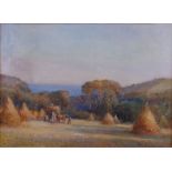 Thomas Kingston - The Hay-cart, oil on canvas, signed lower right,