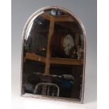 A 19th century Old Sheffield Plate dressing table mirror,