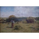 Ernest Pile Bucknall (1861-1935) - The Hay-cart, oil on canvas,