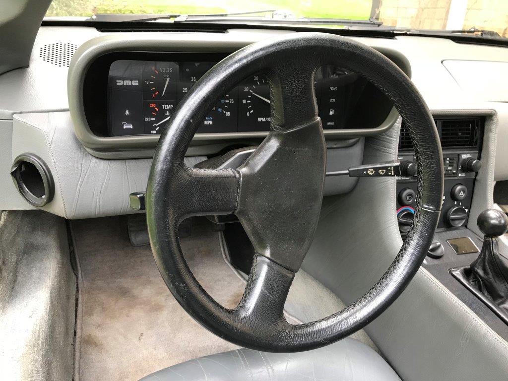 A 1981 DeLorean DMC 12 sports car, registration number KUC 935W, approx 25,850 miles, manual, - Image 6 of 11