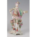 An 18th century Derby figure 'The Letter',